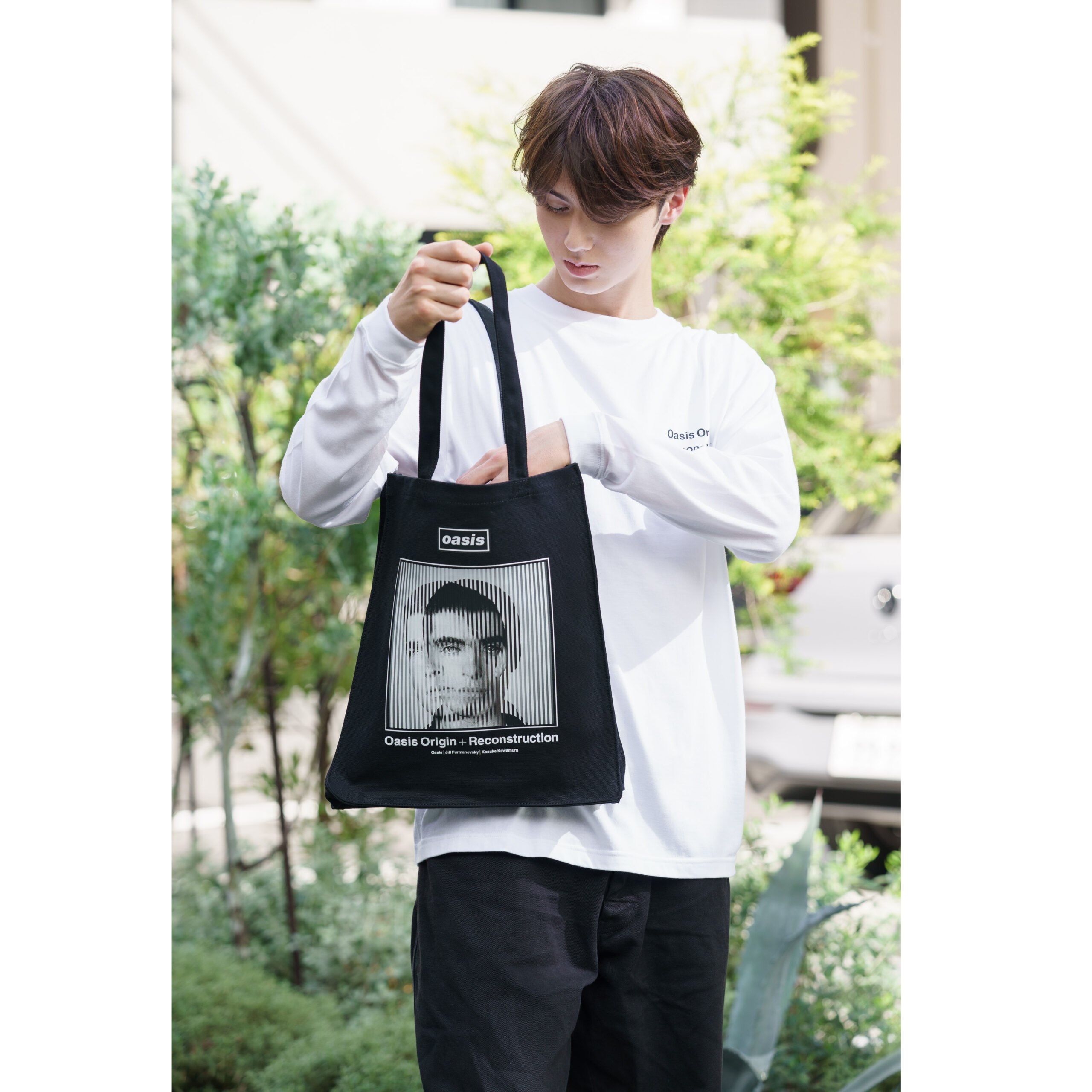 【12月発送】Oasis × Jill Furmanovsky × Kosuke Kawamura Tote Bag＜Portrait＞